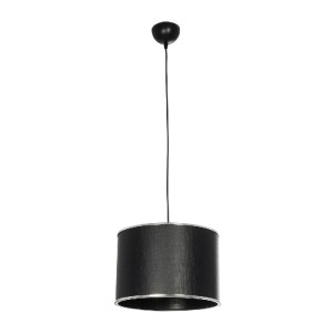 glo-203-0111-203_0111_3 GLOBOSTAR® ELECTRA 203-0111 ΜΟΝΤΕΡΝΟ ΚΡΕΜΑΣΤΟ ΦΩΤΙΣΤΙΚΟ ΚΑΠΕΛΟ ΜΟΝΟΦΩΤΟ 1 X E27 IP20 MΑΥΡΟ ΥΦΑΣΜΑ ΜΕ ΑΣΗΜΙ ΜΕΤΑΛΛΟ - Μ30 X Π30 X Υ23CM