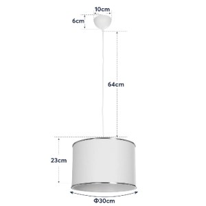 glo-203-0112-203_0112_11 GLOBOSTAR® ELECTRA 203-0112 ΜΟΝΤΕΡΝΟ ΚΡΕΜΑΣΤΟ ΦΩΤΙΣΤΙΚΟ ΚΑΠΕΛΟ ΜΟΝΟΦΩΤΟ 1 X E27 IP20 MΠΕΖ ΥΦΑΣΜΑ ΜΕ ΧΡΥΣΟ ΜΕΤΑΛΛΟ - Μ30 X Π30 X Υ23CM