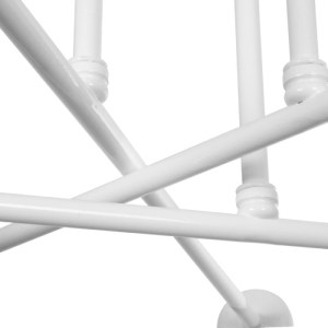 glo-203-0113-203_0113_5 GLOBOSTAR® SPIDI 203-0113 ΜΟΝΤΕΡΝΟ ΦΩΤΙΣΤΙΚΟ ΟΡΟΦΗΣ ΠΛΕΓΜΑ ΠΟΛΥΦΩΤΟ 6 X E27 IP20 ΛΕΥΚΟ ΜΕΤΑΛΛΟ - Μ61 X Π61 X Υ37CM