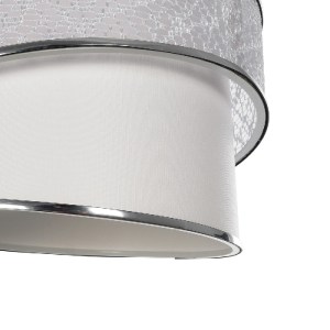 glo-203-0115-203_0115_7 GLOBOSTAR® SONIA 203-0115 ΜΟΝΤΕΡΝΟ ΚΡΕΜΑΣΤΟ ΦΩΤΙΣΤΙΚΟ ΚΑΠΕΛΟ ΜΟΝΟΦΩΤΟ 1 X E27 IP20 ΛΕΥΚΟ ΥΦΑΣΜΑ ΜΕ ΑΣΗΜΙ ΛΕΠΤΟΜΕΡΕΙΑ -Μ30 X Π30 X Υ90 CM