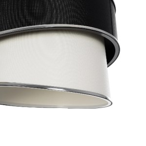 glo-203-0118-203_0118_7 GLOBOSTAR® SONIA 203-0118 ΜΟΝΤΕΡΝΟ ΚΡΕΜΑΣΤΟ ΦΩΤΙΣΤΙΚΟ ΚΑΠΕΛΟ ΜΟΝΟΦΩΤΟ 1 X E27 IP20 ΜΑΥΡΟ & ΛΕΥΚΟ ΥΦΑΣΜΑ ΜΕ ΑΣΗΜΙ ΛΕΠΤΟΜΕΡΕΙΑ - Μ30 X Π30 X Υ90 CM