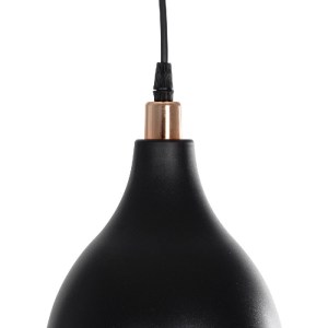 glo-203-0124-203_0124_8 GLOBOSTAR® RADE 203-0124 ΜΟΝΤΕΡΝΟ ΚΡΕΜΑΣΤΟ ΦΩΤΙΣΤΙΚΟ ΚΑΜΠΑΝΑ ΜΟΝΟΦΩΤΟ 1 X E27 IP20 ΜΑΥΡΟ ΜΕ ΧΡΥΣΟ ΠΛΑΣΤΙΚΟ - Μ17.5 X Π17.5 X Υ56CM