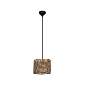 glo-203-0132-203_0132_3 GLOBOSTAR® CLAIRIE 203-0132 ΜΟΝΤΕΡΝΟ ΚΡΕΜΑΣΤΟ ΦΩΤΙΣΤΙΚΟ ΚΑΠΕΛΟ ΜΟΝΟΦΩΤΟ 1 X E27 IP20 ΚΑΦΕ ΥΦΑΣΜΑ - Μ22 X Π22 X Υ93CM