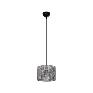 glo-203-0133-203_0133_3 GLOBOSTAR® CLAIRIE 203-0133 ΜΟΝΤΕΡΝΟ ΚΡΕΜΑΣΤΟ ΦΩΤΙΣΤΙΚΟ ΚΑΠΕΛΟ ΜΟΝΟΦΩΤΟ 1 X E27 IP20 ΓΚΡΙ ΥΦΑΣΜΑ - Μ22 X Π22 X Υ93CM