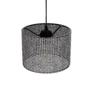 glo-203-0133-203_0133_6 GLOBOSTAR® CLAIRIE 203-0133 ΜΟΝΤΕΡΝΟ ΚΡΕΜΑΣΤΟ ΦΩΤΙΣΤΙΚΟ ΚΑΠΕΛΟ ΜΟΝΟΦΩΤΟ 1 X E27 IP20 ΓΚΡΙ ΥΦΑΣΜΑ - Μ22 X Π22 X Υ93CM