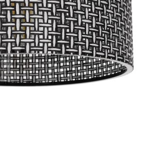 glo-203-0133-203_0133_7 GLOBOSTAR® CLAIRIE 203-0133 ΜΟΝΤΕΡΝΟ ΚΡΕΜΑΣΤΟ ΦΩΤΙΣΤΙΚΟ ΚΑΠΕΛΟ ΜΟΝΟΦΩΤΟ 1 X E27 IP20 ΓΚΡΙ ΥΦΑΣΜΑ - Μ22 X Π22 X Υ93CM