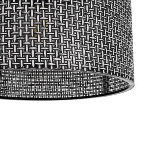 glo-203-0136-203_0136_7 GLOBOSTAR® CLAIRIE 203-0136 ΜΟΝΤΕΡΝΟ ΚΡΕΜΑΣΤΟ ΦΩΤΙΣΤΙΚΟ ΚΑΠΕΛΟ ΜΟΝΟΦΩΤΟ 1 X E27 IP20 ΜΑΥΡΟ ΥΦΑΣΜΑ - Μ30 X Π30 X Υ93CM