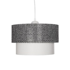 glo-203-0139-203_0139_4 GLOBOSTAR® SISSIE 203-0139 ΜΟΝΤΕΡΝΟ ΚΡΕΜΑΣΤΟ ΦΩΤΙΣΤΙΚΟ ΚΑΠΕΛΟ ΜΟΝΟΦΩΤΟ 1 X E27 IP20 ΜΑΥΡΟ & ΛΕΥΚΟ ΥΦΑΣΜΑ - Μ30 X Π30 X Υ93CM