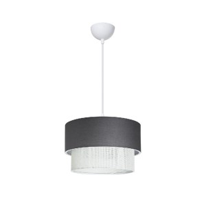 glo-203-0140-203_0140_0 GLOBOSTAR® SISSIE 203-0140 ΜΟΝΤΕΡΝΟ ΚΡΕΜΑΣΤΟ ΦΩΤΙΣΤΙΚΟ ΚΑΠΕΛΟ ΜΟΝΟΦΩΤΟ 1 X E27 IP20 ΓΚΡΙ &