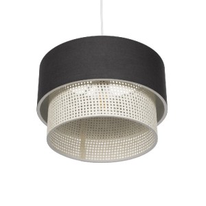 glo-203-0140-203_0140_5 GLOBOSTAR® SISSIE 203-0140 ΜΟΝΤΕΡΝΟ ΚΡΕΜΑΣΤΟ ΦΩΤΙΣΤΙΚΟ ΚΑΠΕΛΟ ΜΟΝΟΦΩΤΟ 1 X E27 IP20 ΓΚΡΙ & ΛΕΥΚΟ ΥΦΑΣΜΑ -Μ30 X Π30 X Υ93CM