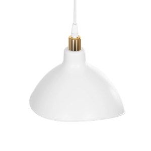 glo-203-0141-203_0141_6 GLOBOSTAR® RIVE 203-0141 ΜΟΝΤΕΡΝΟ ΚΡΕΜΑΣΤΟ ΦΩΤΙΣΤΙΚΟ ΚΑΜΠΑΝΑ ΜΟΝΟΦΩΤΟ 1 X E27 IP20 ΛΕΥΚΟ ΜΕ ΧΡΥΣΟ ΠΛΑΣΤΙΚΟ - Μ22 X Π22 X Υ83CM