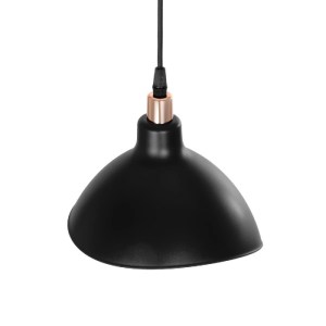 glo-203-0143-203_0143_6 GLOBOSTAR® RIVE 203-0143 ΜΟΝΤΕΡΝΟ ΚΡΕΜΑΣΤΟ ΦΩΤΙΣΤΙΚΟ ΚΑΜΠΑΝΑ ΜΟΝΟΦΩΤΟ 1 X E27 IP20 ΜΑΥΡΟ ΜΕ ΧΡΥΣΟ ΠΛΑΣΤΙΚΟ - Μ22 X Π22 X Υ83CM