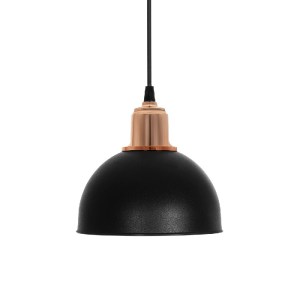 glo-203-0145-203_0145_4 GLOBOSTAR® ΗUT 203-0145 ΜΟΝΤΕΡΝΟ ΚΡΕΜΑΣΤΟ ΦΩΤΙΣΤΙΚΟ ΚΑΜΠΑΝΑ ΜΟΝΟΦΩΤΟ 1 X E27 IP20 ΜΑΥΡΟ ΜΕ ΧΡΥΣΟ ΠΛΑΣΤΙΚΟ - Μ17.5 X Π17.5 X Υ80CM