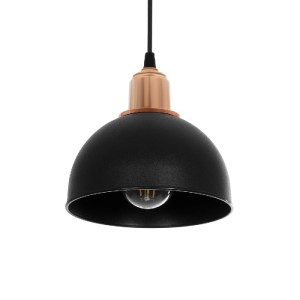 glo-203-0145-55a9e1_203_0145_0 GLOBOSTAR® ΗUT 203-0145 ΜΟΝΤΕΡΝΟ ΚΡΕΜΑΣΤΟ ΦΩΤΙΣΤΙΚΟ ΚΑΜΠΑΝΑ ΜΟΝΟΦΩΤΟ 1 X E27 IP20 ΜΑΥΡΟ ΜΕ ΧΡΥΣΟ ΠΛΑΣΤΙΚΟ - Μ17.5 X Π17.5 X Υ80CM