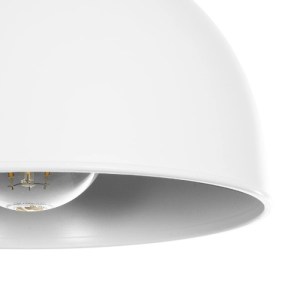 glo-203-0147-203_0147_8 GLOBOSTAR® ΗUT 203-0147 ΜΟΝΤΕΡΝΟ ΚΡΕΜΑΣΤΟ ΦΩΤΙΣΤΙΚΟ ΚΑΜΠΑΝΑ ΜΟΝΟΦΩΤΟ 1 X E27 IP20 ΛΕΥΚΟ ΜΕ ΧΡΥΣΟ ΠΛΑΣΤΙΚΟ - Μ17.5 X Π17.5 X Υ80CM