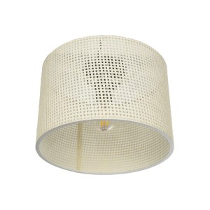 glo-203-0150-203_0150_4 GLOBOSTAR® CILIO 203-0150 ΜΟΝΤΕΡΝΟ ΦΩΤΙΣΤΙΚΟ ΟΡΟΦΗΣ ΚΑΠΕΛΟ ΜΟΝΟΦΩΤΟ 1 X E27 IP20 ΛΕΥΚΟ ΔΙΑΤΡΗΤΟ ΥΦΑΣΜΑ - Μ30 X Π30 X Υ21CM