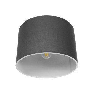 glo-203-0153-203_0153_4 GLOBOSTAR® CILIO 203-0153 ΜΟΝΤΕΡΝΟ ΦΩΤΙΣΤΙΚΟ ΟΡΟΦΗΣ ΚΑΠΕΛΟ ΜΟΝΟΦΩΤΟ 1 X E27 IP20 ΓΚΡΙ ΥΦΑΣΜΑ - Μ30 X Π30 X Υ21CM