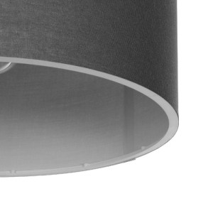 glo-203-0153-203_0153_5 GLOBOSTAR® CILIO 203-0153 ΜΟΝΤΕΡΝΟ ΦΩΤΙΣΤΙΚΟ ΟΡΟΦΗΣ ΚΑΠΕΛΟ ΜΟΝΟΦΩΤΟ 1 X E27 IP20 ΓΚΡΙ ΥΦΑΣΜΑ - Μ30 X Π30 X Υ21CM