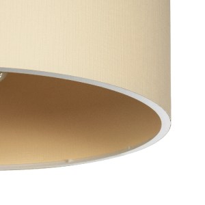 glo-203-0154-203_0154_5 GLOBOSTAR® CILIO 203-0154 ΜΟΝΤΕΡΝΟ ΦΩΤΙΣΤΙΚΟ ΟΡΟΦΗΣ ΚΑΠΕΛΟ ΜΟΝΟΦΩΤΟ 1 X E27 IP20 ΜΠΕΖ ΥΦΑΣΜΑ - Μ38 X Π38 X Υ21CM