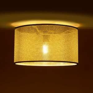 glo-203-0155-203_0155_2 GLOBOSTAR® CILIO 203-0155 ΜΟΝΤΕΡΝΟ ΦΩΤΙΣΤΙΚΟ ΟΡΟΦΗΣ ΚΑΠΕΛΟ ΜΟΝΟΦΩΤΟ 1 X E27 IP20 ΛΕΥΚΟ ΔΙΑΤΡΗΤΟ ΥΦΑΣΜΑ - Μ38 X Π38 X Υ21CM
