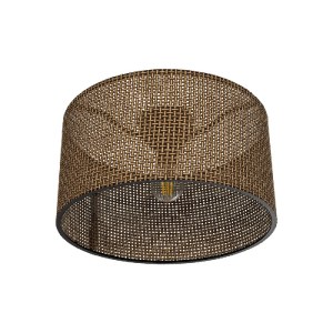 glo-203-0156-203_0156_4 GLOBOSTAR® CILIO 203-0156 ΜΟΝΤΕΡΝΟ ΦΩΤΙΣΤΙΚΟ ΟΡΟΦΗΣ ΚΑΠΕΛΟ ΜΟΝΟΦΩΤΟ 1 X E27 IP20 ΚΑΦΕ ΔΙΑΤΡΗΤΟ ΥΦΑΣΜΑ - Μ38 X Π38 X Υ21CM