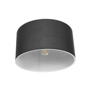 glo-203-0158-203_0158_4 GLOBOSTAR® CILIO 203-0158 ΜΟΝΤΕΡΝΟ ΦΩΤΙΣΤΙΚΟ ΟΡΟΦΗΣ ΚΑΠΕΛΟ ΜΟΝΟΦΩΤΟ 1 X E27 IP20 ΓΚΡΙ ΥΦΑΣΜΑ - Μ38 X Π30 X Υ21CM