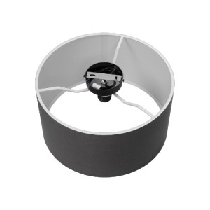 glo-203-0158-203_0158_6 GLOBOSTAR® CILIO 203-0158 ΜΟΝΤΕΡΝΟ ΦΩΤΙΣΤΙΚΟ ΟΡΟΦΗΣ ΚΑΠΕΛΟ ΜΟΝΟΦΩΤΟ 1 X E27 IP20 ΓΚΡΙ ΥΦΑΣΜΑ - Μ38 X Π30 X Υ21CM