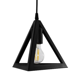 glo-203-0160-203_0160_7 GLOBOSTAR® TRIANGLE 203-0160 ΜΟΝΤΕΡΝΟ ΚΡΕΜΑΣΤΟ ΦΩΤΙΣΤΙΚΟ ΚΑΜΠΑΝΑ ΤΡΙΦΩΤΟ 3 X E27 IP20 ΜΑΥΡΟ ΠΛΑΣΤΙΚΟ - Μ50 X Π50 X Υ80CM