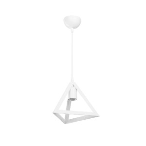 glo-203-0163-203_0163_0 GLOBOSTAR® TRIANGLE 203-0163 ΜΟΝΤΕΡΝΟ ΚΡΕΜΑΣΤΟ ΦΩΤΙΣΤΙΚΟ ΚΑΜΠΑΝΑ ΜΟΝΟΦΩΤΟ 1 X E27 IP20 ΛΕΥ
