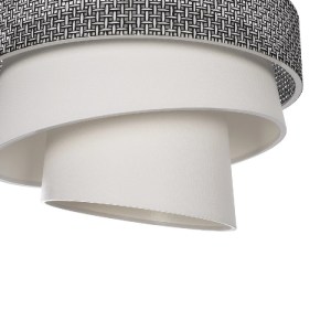 glo-203-0170-203_0170_7 GLOBOSTAR® SIERA 203-0170 ΜΟΝΤΕΡΝΟ ΚΡΕΜΑΣΤΟ ΦΩΤΙΣΤΙΚΟ ΚΑΠΕΛΟ ΜΟΝΟΦΩΤΟ 1 X E27 IP20 ΓΚΡΙ & ΛΕΥΚΟ ΥΦΑΣΜΑ - Μ38 X Π38 X Υ95CM