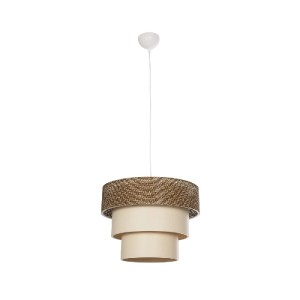 glo-203-0172-203_0172_3 GLOBOSTAR® LEVEL 203-0172 ΜΟΝΤΕΡΝΟ ΚΡΕΜΑΣΤΟ ΦΩΤΙΣΤΙΚΟ ΚΑΠΕΛΟ ΜΟΝΟΦΩΤΟ 1 X E27 IP20 ΣΚΟΥΡΟ ΚΑΦΕ & ΛΕΥΚΟ ΥΦΑΣΜΑ - Μ38 X Π38 X Υ95CM