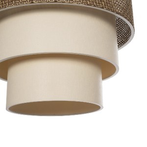 glo-203-0172-203_0172_7 GLOBOSTAR® LEVEL 203-0172 ΜΟΝΤΕΡΝΟ ΚΡΕΜΑΣΤΟ ΦΩΤΙΣΤΙΚΟ ΚΑΠΕΛΟ ΜΟΝΟΦΩΤΟ 1 X E27 IP20 ΣΚΟΥΡΟ ΚΑΦΕ & ΛΕΥΚΟ ΥΦΑΣΜΑ - Μ38 X Π38 X Υ95CM