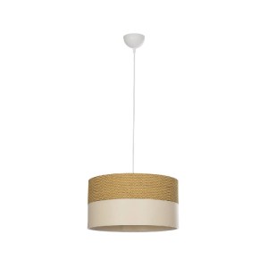 glo-203-0173-203_0173_3 GLOBOSTAR® LIVA 203-0173 ΜΟΝΤΕΡΝΟ ΚΡΕΜΑΣΤΟ ΦΩΤΙΣΤΙΚΟ ΚΑΠΕΛΟ ΜΟΝΟΦΩΤΟ 1 X E27 IP20 ΚΑΦΕ & ΛΕΥΚΟ ΥΦΑΣΜΑ - Μ38 X Π38 X Υ95CM