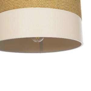 glo-203-0173-203_0173_7 GLOBOSTAR® LIVA 203-0173 ΜΟΝΤΕΡΝΟ ΚΡΕΜΑΣΤΟ ΦΩΤΙΣΤΙΚΟ ΚΑΠΕΛΟ ΜΟΝΟΦΩΤΟ 1 X E27 IP20 ΚΑΦΕ & ΛΕΥΚΟ ΥΦΑΣΜΑ - Μ38 X Π38 X Υ95CM