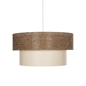 glo-203-0175-203_0175_4 GLOBOSTAR® LIVI 203-0175 ΜΟΝΤΕΡΝΟ ΚΡΕΜΑΣΤΟ ΦΩΤΙΣΤΙΚΟ ΚΑΠΕΛΟ ΜΟΝΟΦΩΤΟ 1 X E27 IP20 ΣΚΟΥΡΟ ΚΑΦΕ & ΛΕΥΚΟ ΥΦΑΣΜΑ - Μ38 X Π38 X Υ95CM