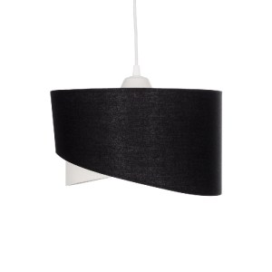 glo-203-0176-203_0176_4 GLOBOSTAR® LILI 203-0176 ΜΟΝΤΕΡΝΟ ΚΡΕΜΑΣΤΟ ΦΩΤΙΣΤΙΚΟ ΚΑΠΕΛΟ ΜΟΝΟΦΩΤΟ 1 X E27 IP20 ΜΑΥΡΟ & ΛΕΥΚΟ ΥΦΑΣΜΑ - Μ38 X Π38 X Υ95CM