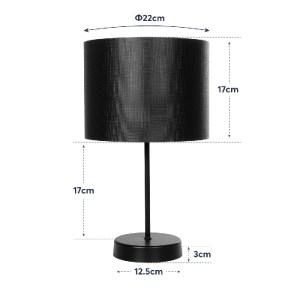 glo-203-0179-203_0179_8 GLOBOSTAR® WIZ 203-0179 ΜΟΝΤΕΡΝΟ ΕΠΙΤΡΑΠΕΖΙΟ ΦΩΤΙΣΤΙΚΟ ΜΟΝΟΦΩΤΟ 1 X E27 IP20 ΑΣΗΜΙ ΜΕΤΑΛΛΟ ΜΕ ΓΚΡΙ ΚΑΠΕΛΟ- Μ22 X Π22 X Υ36.5CM
