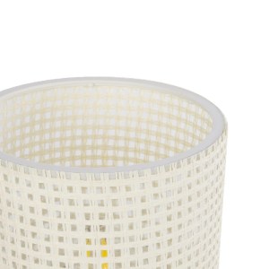 glo-203-0184-203_0184_4 GLOBOSTAR® CYLINDER 203-0184 ΜΟΝΤΕΡΝΟ ΕΠΙΤΡΑΠΕΖΙΟ ΦΩΤΙΣΤΙΚΟ ΜΟΝΟΦΩΤΟ 1 X E27 IP20 ΜΑΥΡΗ ΒΑΣΗ ΜΕ ΛΕΥΚΟ ΔΙΑΤΡΗΤΟ ΥΦΑΣΜΑ - Μ14 X Π14 X Υ21CM