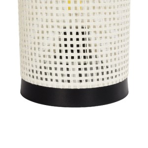 glo-203-0184-203_0184_5 GLOBOSTAR® CYLINDER 203-0184 ΜΟΝΤΕΡΝΟ ΕΠΙΤΡΑΠΕΖΙΟ ΦΩΤΙΣΤΙΚΟ ΜΟΝΟΦΩΤΟ 1 X E27 IP20 ΜΑΥΡΗ ΒΑΣΗ ΜΕ ΛΕΥΚΟ ΔΙΑΤΡΗΤΟ ΥΦΑΣΜΑ - Μ14 X Π14 X Υ21CM