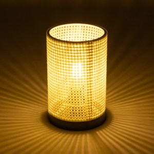 glo-203-0184-203_0184_7 GLOBOSTAR® CYLINDER 203-0184 ΜΟΝΤΕΡΝΟ ΕΠΙΤΡΑΠΕΖΙΟ ΦΩΤΙΣΤΙΚΟ ΜΟΝΟΦΩΤΟ 1 X E27 IP20 ΜΑΥΡΗ ΒΑΣΗ ΜΕ ΛΕΥΚΟ ΔΙΑΤΡΗΤΟ ΥΦΑΣΜΑ - Μ14 X Π14 X Υ21CM
