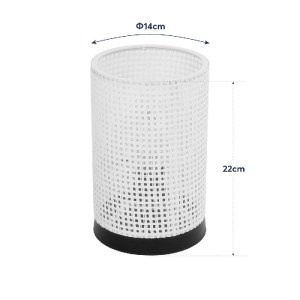 glo-203-0184-203_0184_8 GLOBOSTAR® CYLINDER 203-0184 ΜΟΝΤΕΡΝΟ ΕΠΙΤΡΑΠΕΖΙΟ ΦΩΤΙΣΤΙΚΟ ΜΟΝΟΦΩΤΟ 1 X E27 IP20 ΜΑΥΡΗ ΒΑΣΗ ΜΕ ΛΕΥΚΟ ΔΙΑΤΡΗΤΟ ΥΦΑΣΜΑ - Μ14 X Π14 X Υ21CM