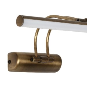 glo-203-0186-203_0186_6 GLOBOSTAR® REFINE 203-0186 ΦΩΤΙΣΤΙΚΟ ΤΟΙΧΟΥ - ΑΠΛΙΚΑ LED 7W 640LM 120° AC 220-240V IP44 ΘΕΡΜΟ ΛΕΥΚΟ ΜΠΡΟΝΖΕ - Μ35 X Π25 X Υ9CM - 2 XΡΟΝΙΑ ΕΓΓΥΗΣΗ