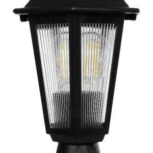 glo-203-0190-203_0190_6 GLOBOSTAR® VITRO 203-0190 VINTAGE ΕΠΙΔΑΠΕΔΙΟ ΦΩΤΙΣΤΙΚΟ ΦΑΝΑΡΑΚΙ ΜΟΝΟΦΩΤΟ 1 X E27 IP44 ΜΑΥΡΟ & ΔΙΑΦΑΝΟ ΠΛΑΣΤΙΚΟ - Μ16 X Π16 X Υ39CM