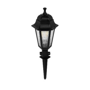 glo-203-0193-3804f6_203_0193_0 GLOBOSTAR® VITRO 203-0193 VINTAGE ΚΑΡΦΩΤΟ ΦΩΤΙΣΤΙΚΟ ΦΑΝΑΡΑΚΙ ΜΟΝΟΦΩΤΟ 1 X E27 IP44 ΜΑΥΡΟ & ΔΙΑΦΑΝΟ ΠΛΑΣΤΙΚΟ - Μ16 X Π16 X Υ51CM
