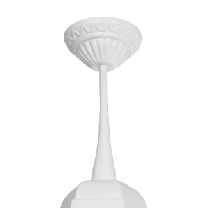 glo-203-0199-203_0199_6 GLOBOSTAR® VITRO 203-0199 VINTAGE ΚΡΕΜΑΣΤΟ ΦΩΤΙΣΤΙΚΟ ΦΑΝΑΡΑΚΙ ΜΟΝΟΦΩΤΟ 1 X E27 IP44 ΛΕΥΚΟ ΠΛΑΣΤΙΚΟ - Μ16 X Π16 X Υ48CM