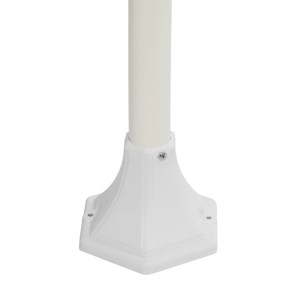glo-203-0202-203_0202_6 GLOBOSTAR® VITRO 203-0202 VINTAGE ΕΠΙΔΑΠΕΔΙΟ ΦΩΤΙΣΤΙΚΟ ΚΟΛΩΝΑΚΙ ΚΗΠΟΥ  ΜΟΝΟΦΩΤΟ 1 X E27 IP44 ΛΕΥΚΟ & ΔΙΑΦΑΝΟ ΠΛΑΣΤΙΚΟ - Μ16 X Π16 X Υ100CM