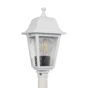 glo-203-0222-203_0222_5 GLOBOSTAR® SOLME 203-0222 VINTAGE ΕΠΙΔΑΠΕΔΙΟ ΦΩΤΙΣΤΙΚΟ ΚΟΛΩΝΑΚΙ ΚΗΠΟΥ ΜΟΝΟΦΩΤΟ 1 X E27 IP44 ΛΕΥΚΟ & ΔΙΑΦΑΝΟ ΠΛΑΣΤΙΚΟ - Μ15 X Π15 X Υ100CM