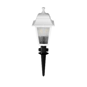 glo-203-0223-d1597e_203_0223_0 GLOBOSTAR® SOLME 203-0223 VINTAGE ΚΑΡΦΩΤΟ ΦΩΤΙΣΤΙΚΟ ΦΑΝΑΡΑΚΙ ΜΟΝΟΦΩΤΟ 1 X E27 IP44 ΛΕΥΚΟ & ΔΙΑΦΑΝΟ ΠΛΑΣΤΙΚΟ - Μ15 X Π15 X Υ45CM