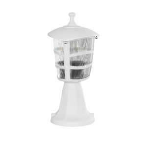 glo-203-0238-60be33_203_0238_0 GLOBOSTAR® ZARDIN 203-0238 VINTAGE ΕΠΙΔΑΠΕΔΙΟ ΦΩΤΙΣΤΙΚΟ ΦΑΝΑΡΑΚΙ ΜΟΝΟΦΩΤΟ 1 X E27 IP44 ΛΕΥΚΟ & ΔΙΑΦΑΝΟ ΠΛΑΣΤΙΚΟ - Μ17 X Π17 X Υ34CM