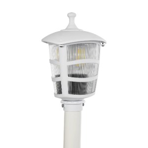 glo-203-0240-203_0240_5 GLOBOSTAR® ZARDIN 203-0240 VINTAGE ΕΠΙΔΑΠΕΔΙΟ ΦΩΤΙΣΤΙΚΟ ΚΟΛΩΝΑΚΙ ΚΗΠΟΥ ΜΟΝΟΦΩΤΟ 1 X E27 IP44 ΛΕΥΚΟ & ΔΙΑΦΑΝΟ ΠΛΑΣΤΙΚΟ - Μ16 X Π16 X Υ100CM